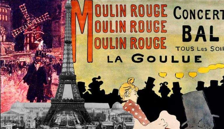 how la Belle Epoque become europe golden age moulin rouge eiffel tower